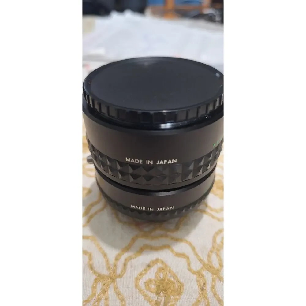 Makinon 2X converter- lenses #1 & #2- covers & case Japanese made- M42 mount nm